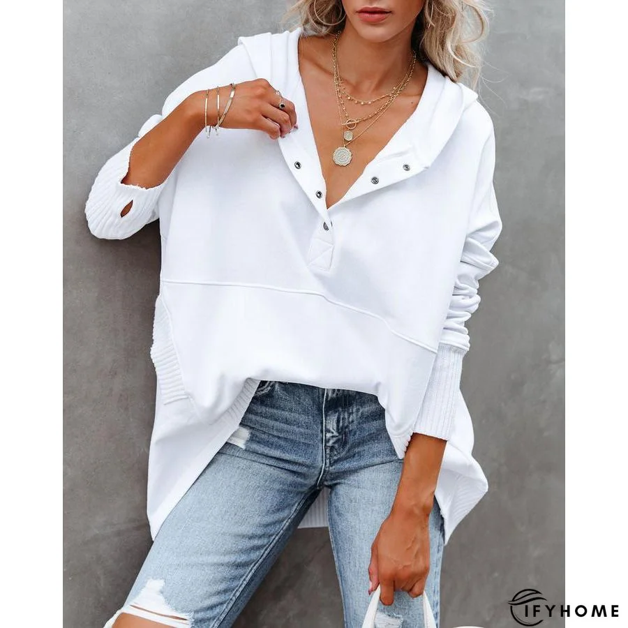 Cotton Casual Crew Neck Loose Tunic Sweater Knit Jumper | IFYHOME