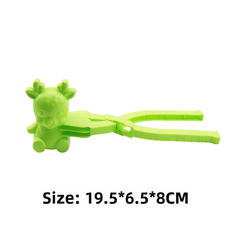 Children’s Winter Outdoor Toy Snow Clip Snowball Fight Artifact Snowflake Love Snowball Clip Play Snow Toy Sand Mold