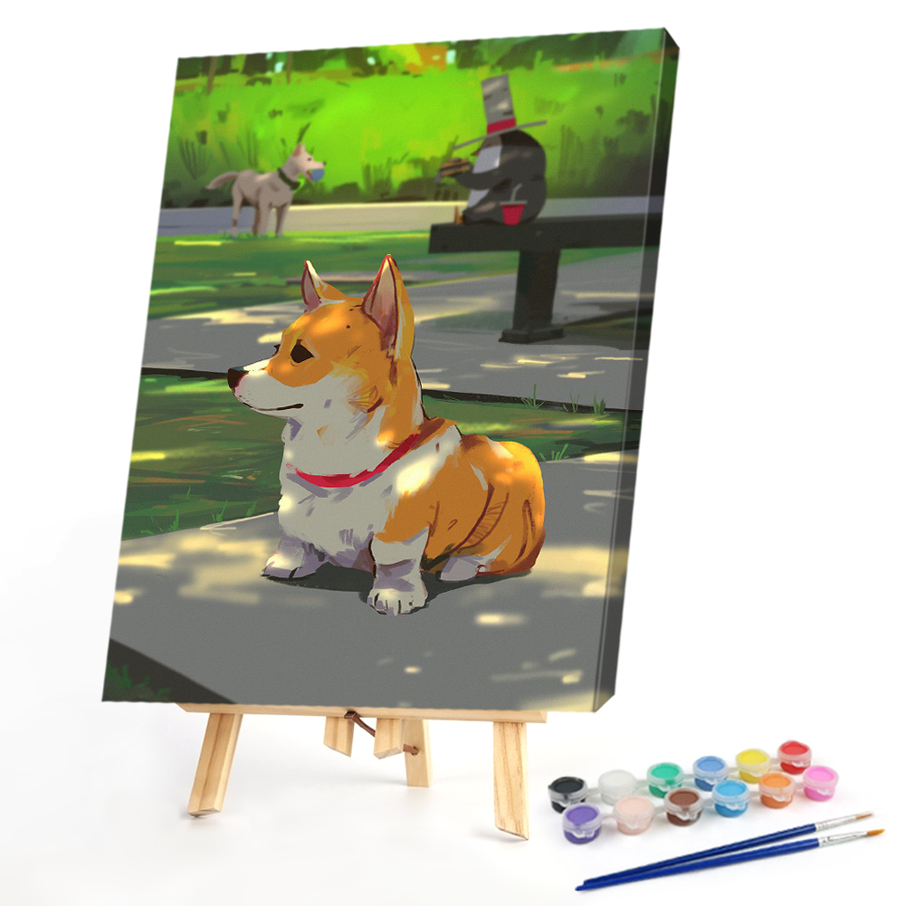 

40*50CM - Paint By Numbers - Dog, 501 Original