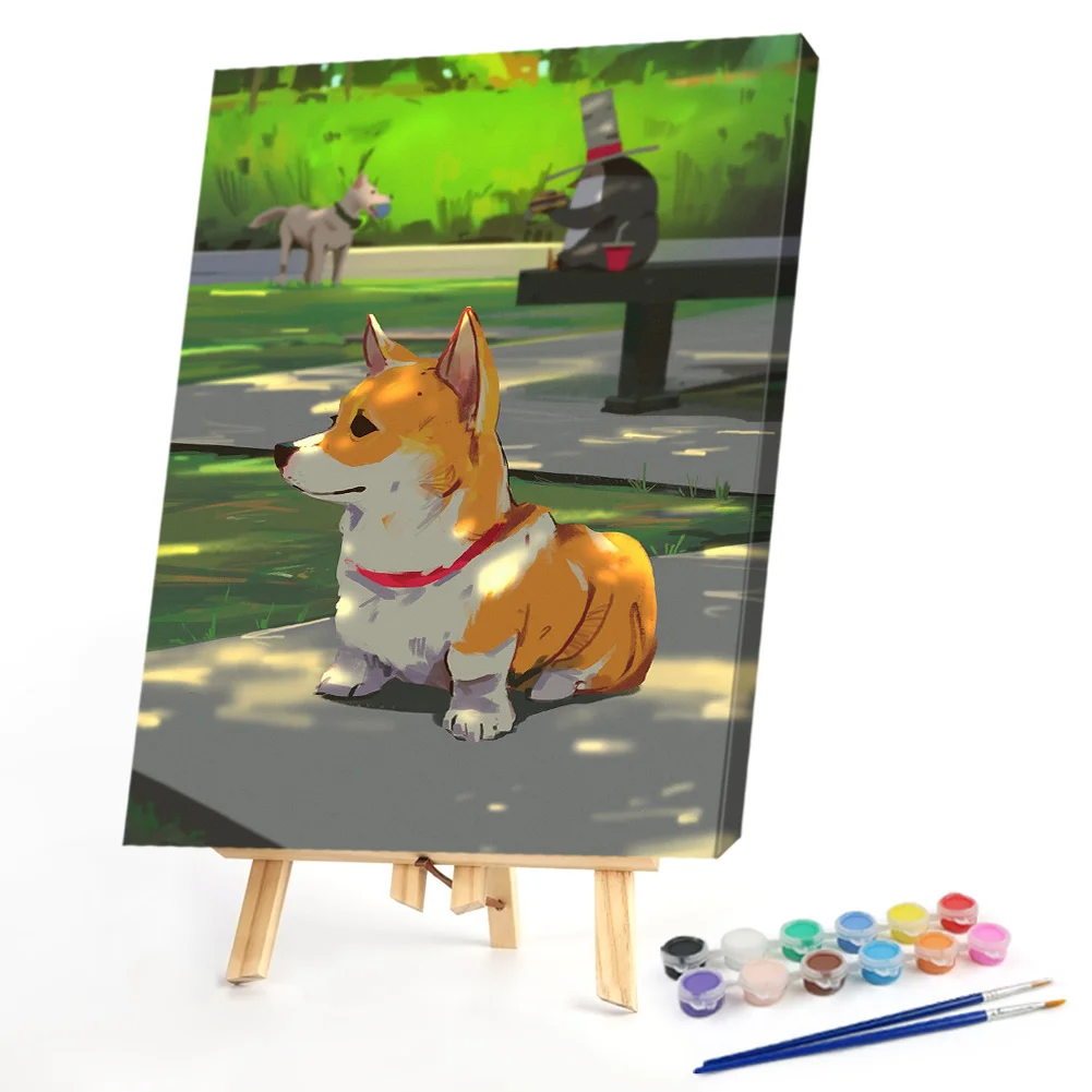 Dog - Paint By Numbers(50*40CM)
