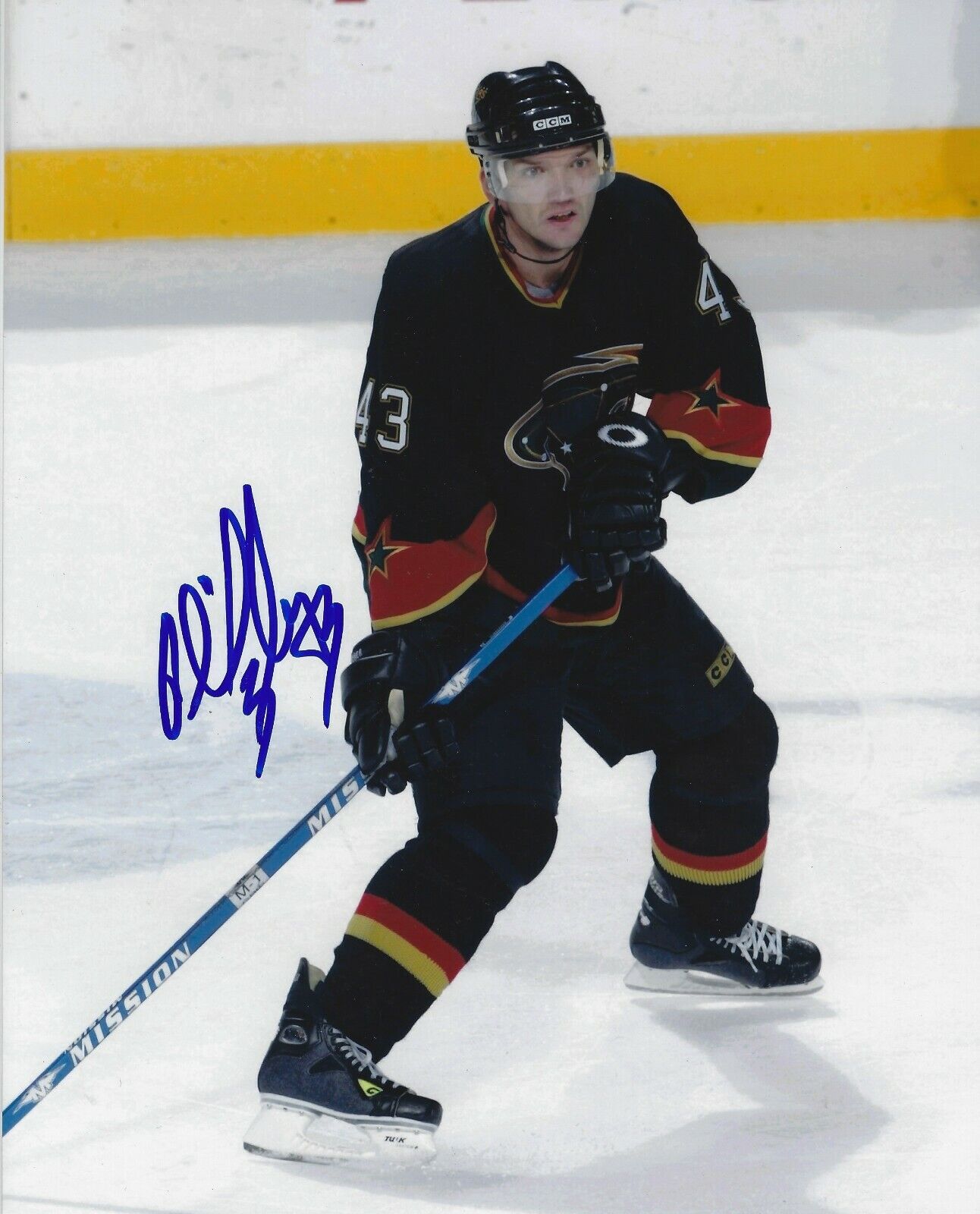 Signed 8x10 PHILIPPE BOUCHER Dallas Stars Autographed Photo Poster painting - COA