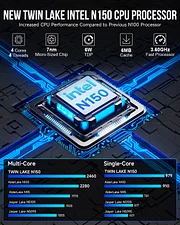 NucBox G3 Plus--Enhanced Performance Mini PC With Intel N150