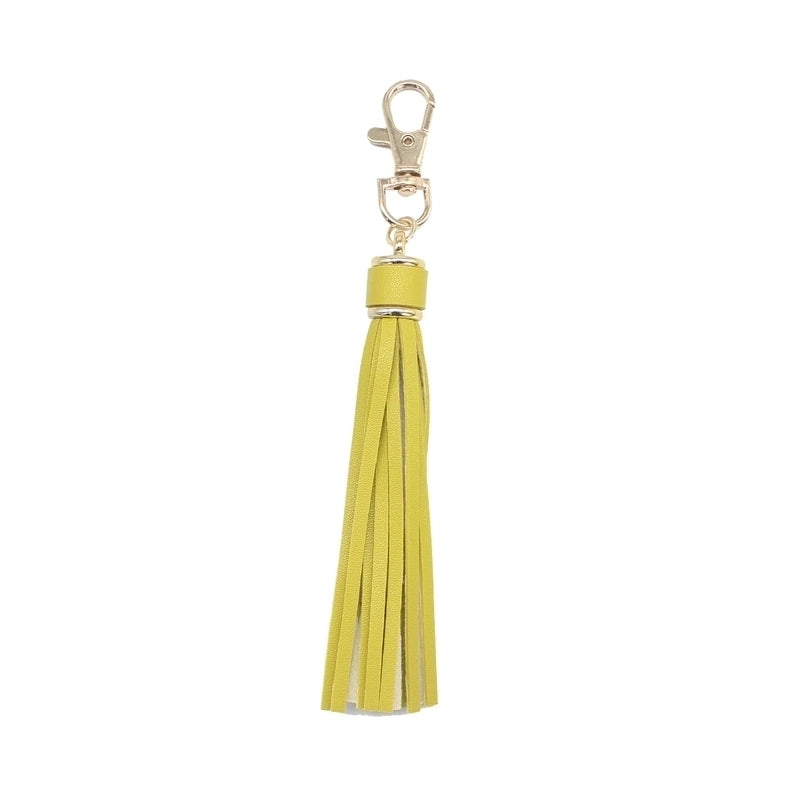 Retro Tassel Pu Leather Alloy Unisex Bag Pendant Keychain