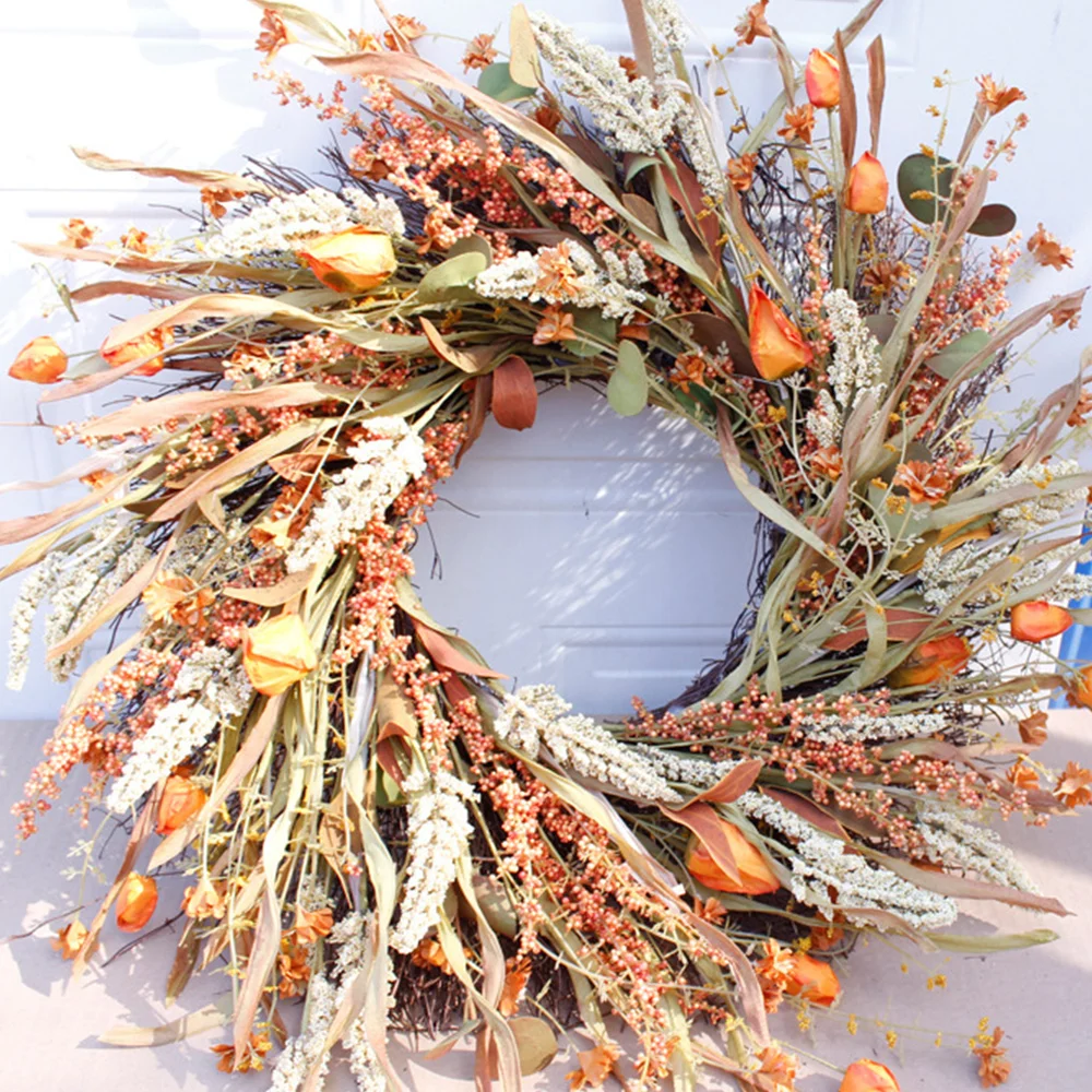 New Golden Autumn Harvest Garland Door and Window Decoration