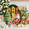 >SALE<Wooden Santa Claus Diamond Painting Desktop Ornaments for Bedroom Table Decor