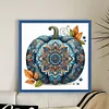 (US Only)Pumpkin Printed Cross Stitch Kit 40x40cm DIY 14CT Embroidery Craft Set Decor