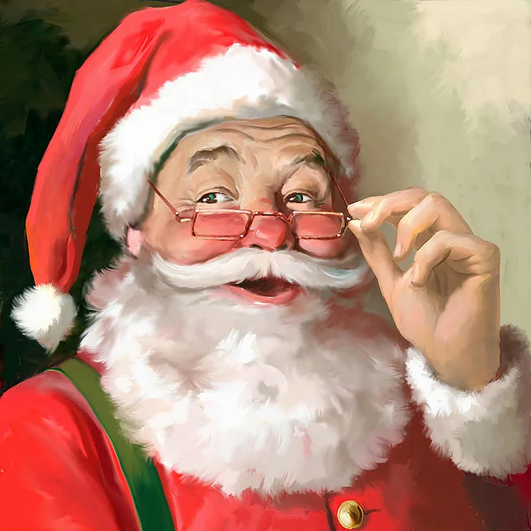 Christmas 30X30Cm(Canvas) Full Round Drill Diamond Painting gbfke