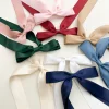 10PCS Silky Satin 2 Layers Bowknot Ribbon Hair Clip