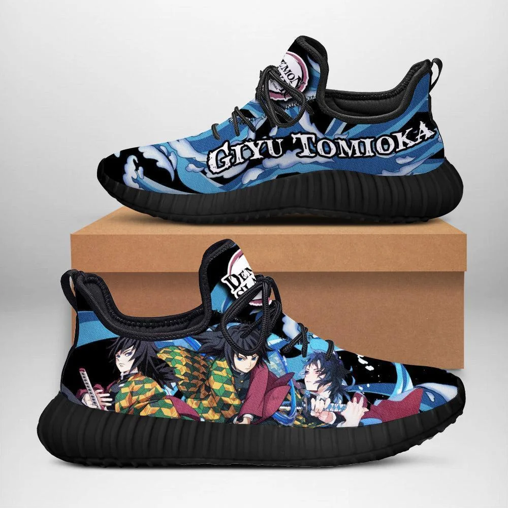 Demon Slayer Giyu Tomioka Reze Shoes Custom Anime Sneakers