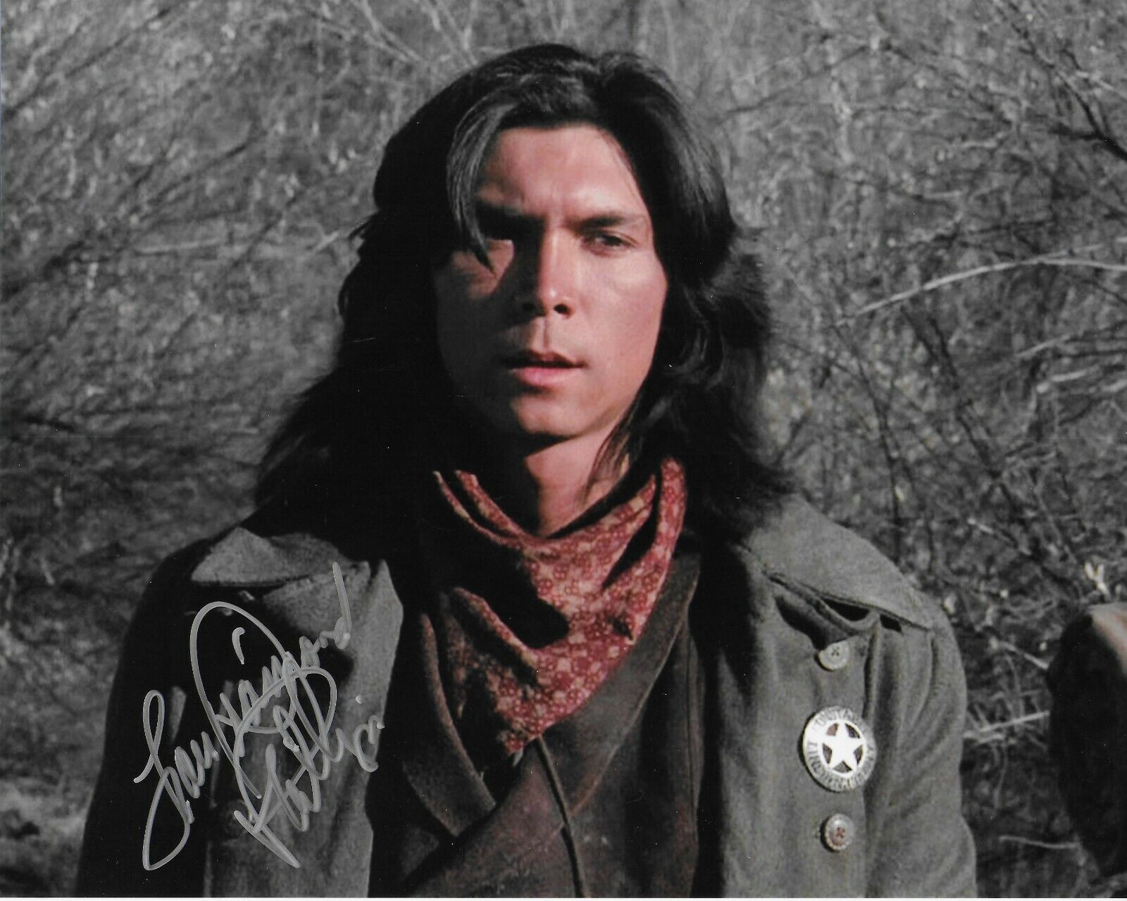 Lou Diamond Phillips Young Guns Original Signed 8X10 Photo Poster painting @HShow