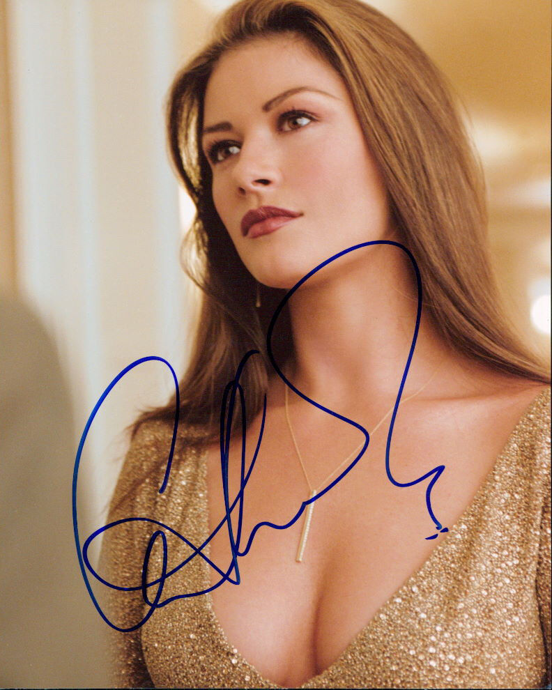 Catherine Zeta-Jones signed authentic 8x10 Photo Poster painting COA