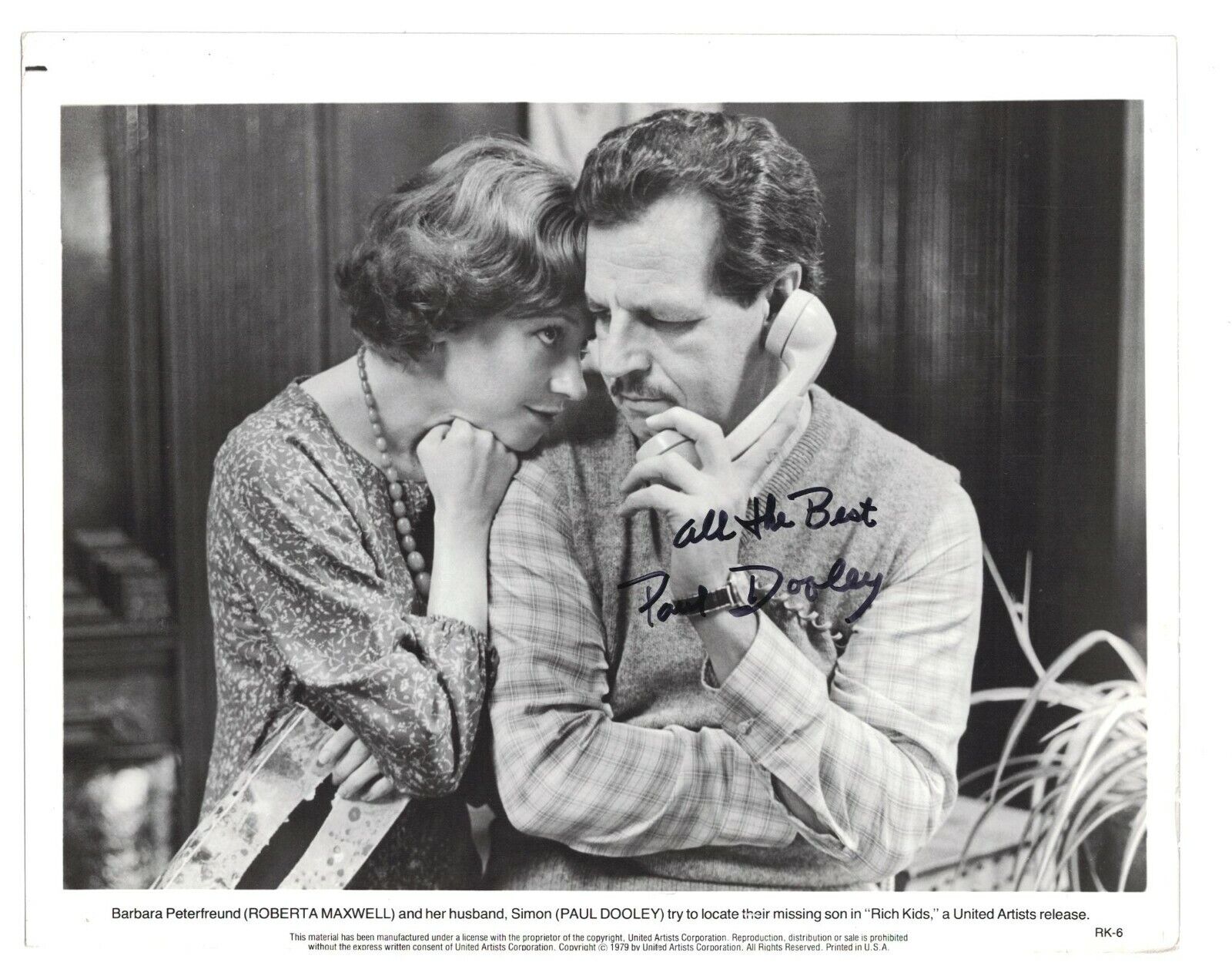 Paul Dooley Signed Autographed 8x10 Photo Poster painting Actor