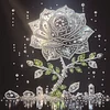Diamond Painting-DIY Crystal Rhinestone Ice Rose