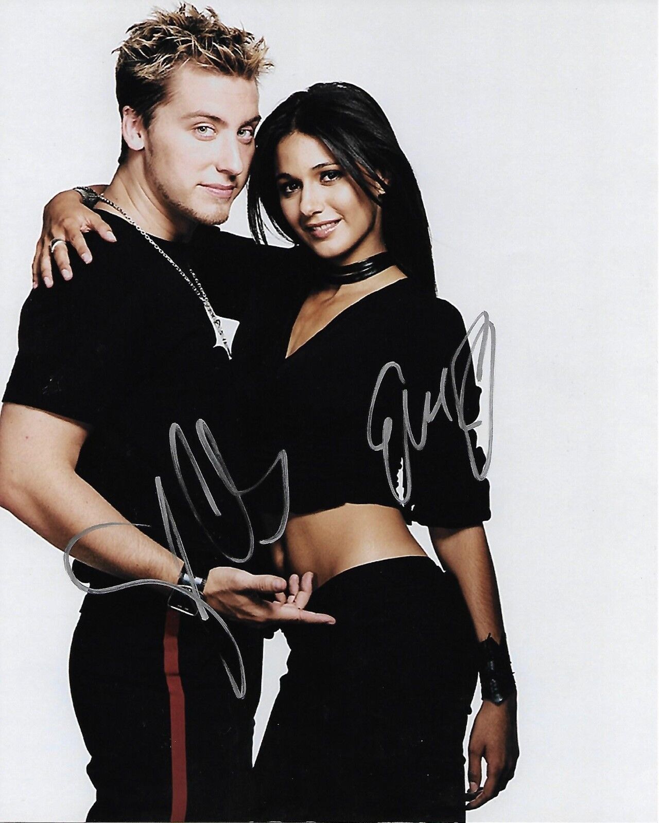 ON THE LINE AUTOGRAPHED Photo Poster painting SIGNED 8X10 #10 EMMANUELLE CHRIQUI LANCE BASS