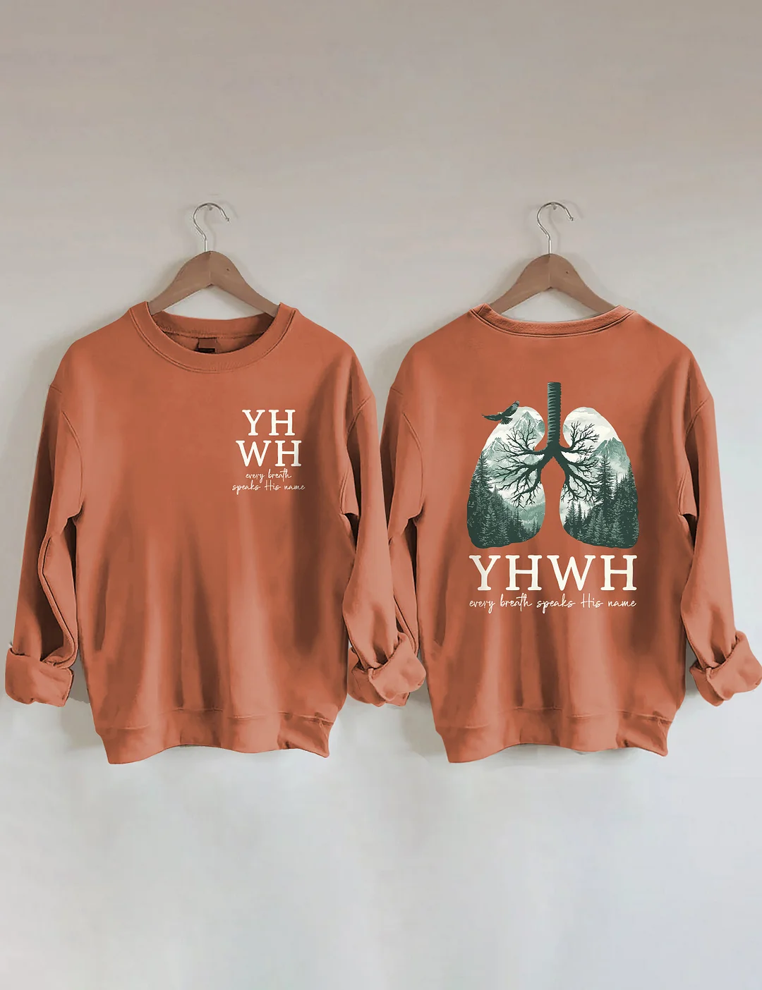 YHWH Lungs Christian Sweatshirt