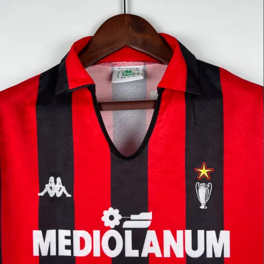 Retro AC Milan 89/90 Home football shirt