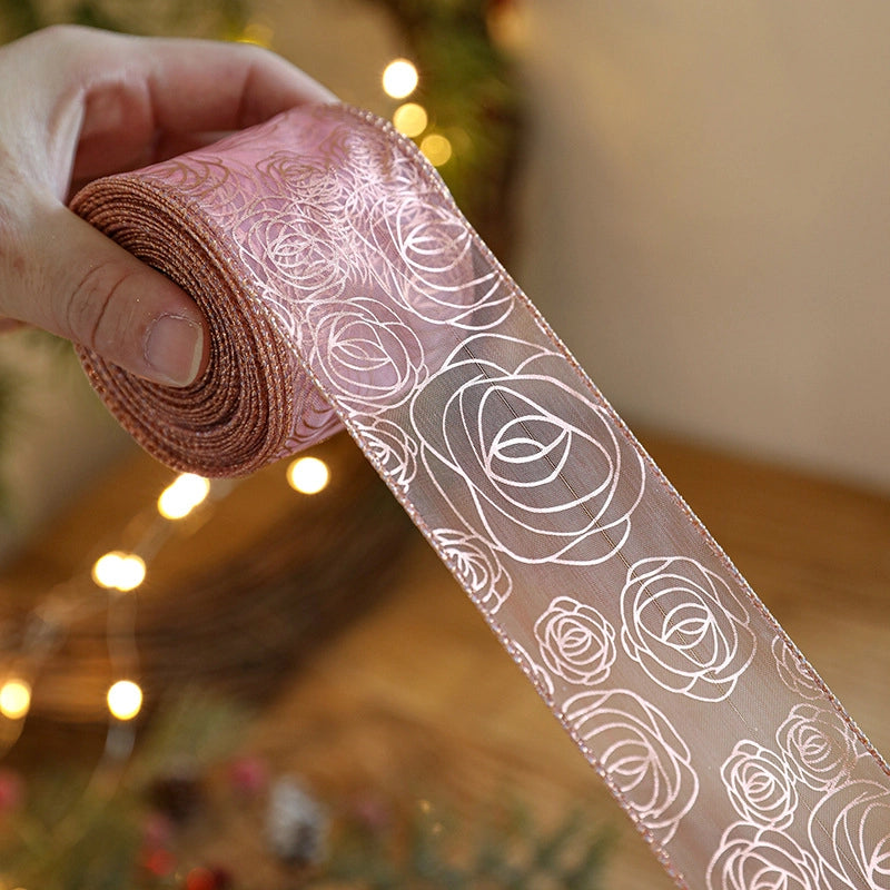 Christmas Nordic Style Minimalist Solid Color Polyester Casual Holiday Party Colored Ribbons Party Accessories