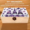 5D DIY Diamond Painting Handmade Wood Storage Box Crystal Storage Case (Gnome)