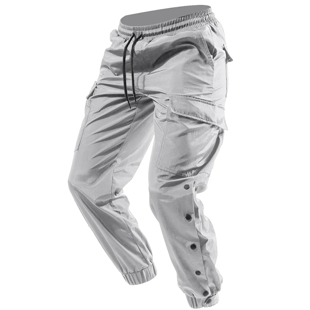 Men's Outdoor Elastic Drawstring Cargo Pants