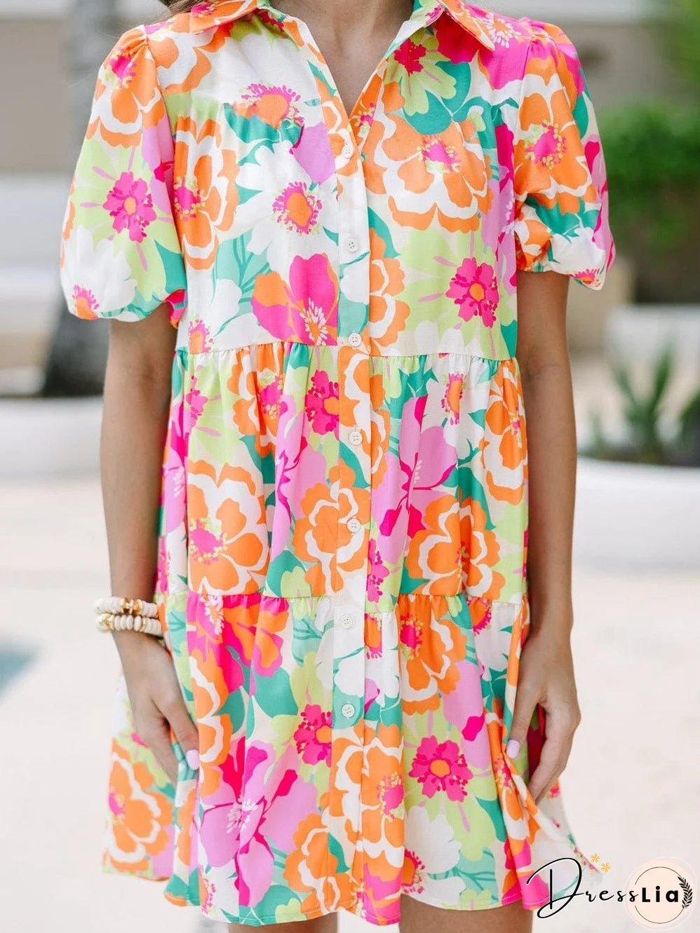Whimsical Floral Dress