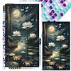 Diamond Painting-DIY Full Round Drill Lotus(70*40 CM)
