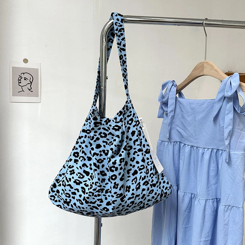 Niche Canvas Bag For Women 2024 New Summer Korean Style Design Sense High Quality Artistic Floral Canvas Bag