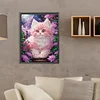 Chat Fantastique-Peinture Diamant Spéciale Partielle-30*40CM