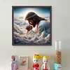 Earth Jesus-11CT Stamped Cross Stitch 40*40cm