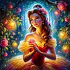 Diamond Painting -DIY Round Drill Belle(40x40cm)