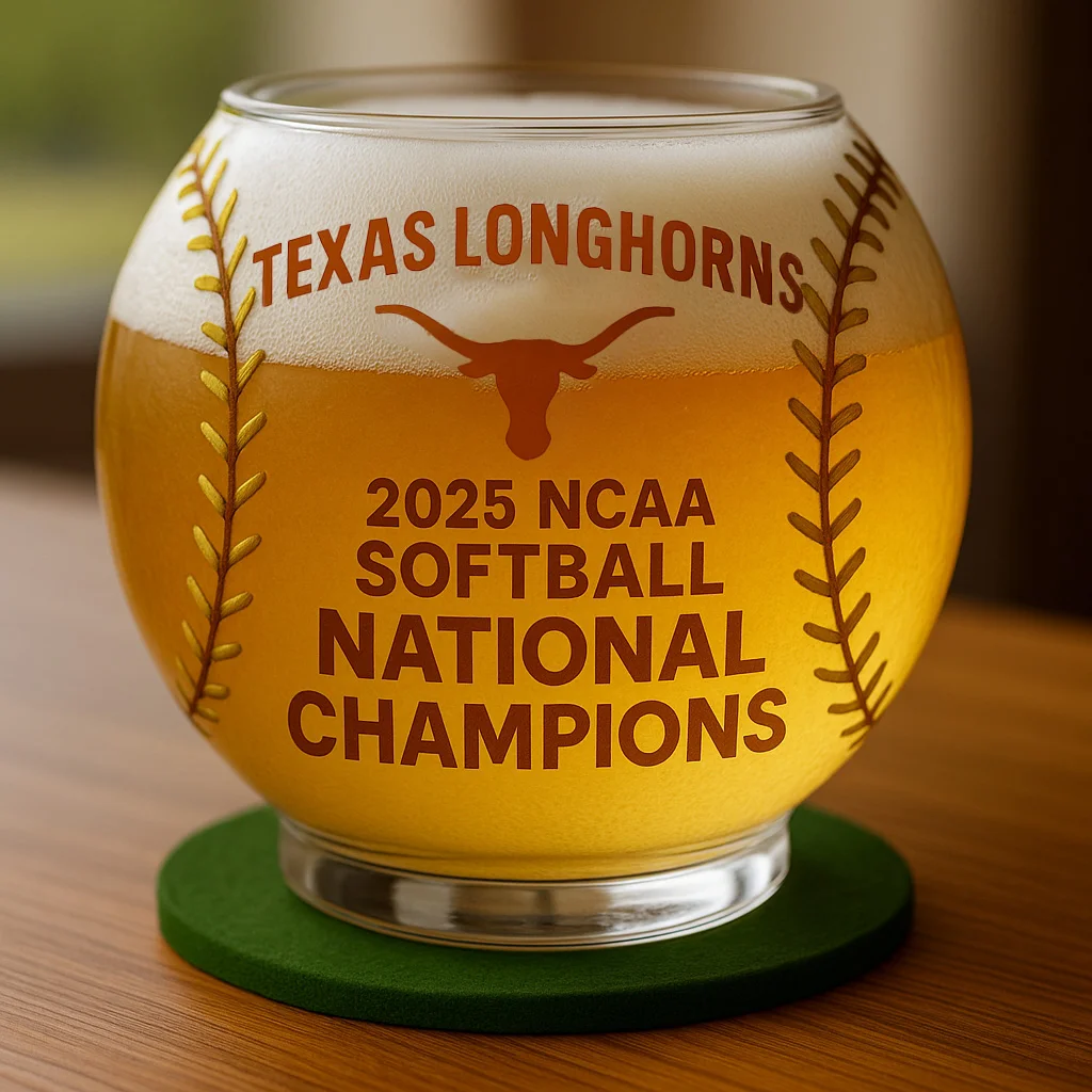 Softball Beer Glass