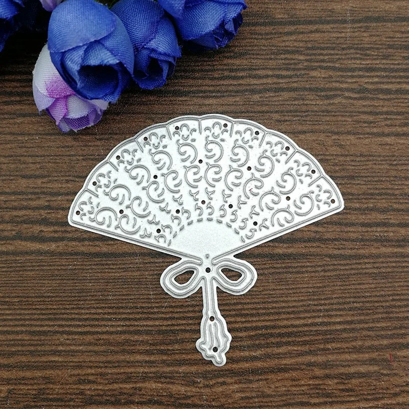 Sector Folding Fan Metal Cutting Dies For DIY Scrapbooking Album Embossing Paper Cards Decorative Crafts