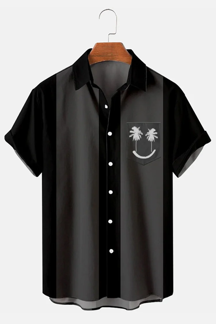 Tiboyz Stylish Simple Coconut Print Shirt