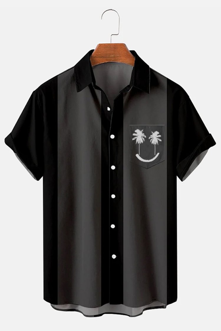 Tiboyz Stylish Simple Coconut Print Shirt