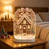 DIY Diamond Art LED Night Light &ndash; Light-Up Table Decor, Double-Sided Printed DIY Crystal Pearl Painting Decoration for Christmas & Holiday Gifts