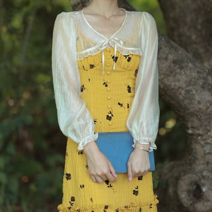 Fairy Tales Aesthetic Short Retro Style Top QueenFunky