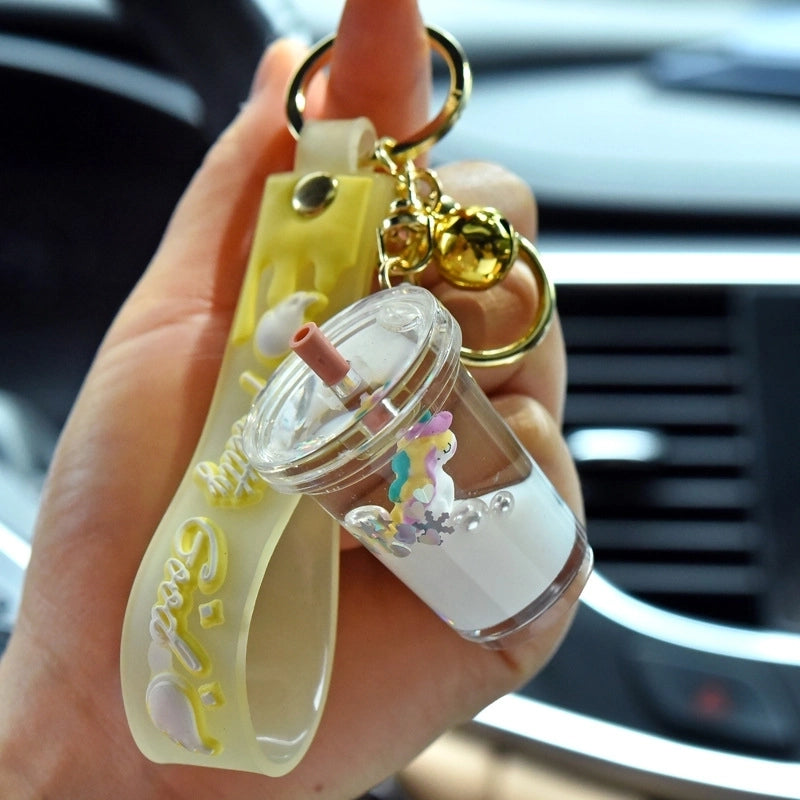 Cute Arylic Metal Plating Unisex Bag Pendant Keychain