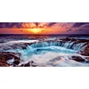 (US Only)Diamond Painting - Full Round Drill - Waterfall (Canvas|85*45cm)
