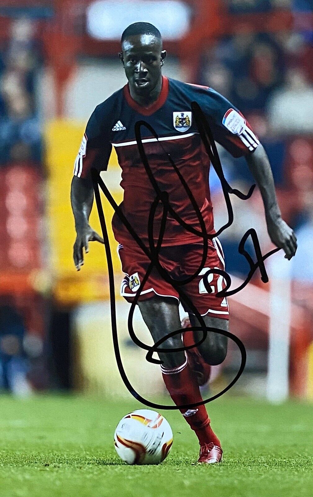 Albert Adomah Genuine Hand Signed 6X4 Photo Poster painting - Bristol City 6