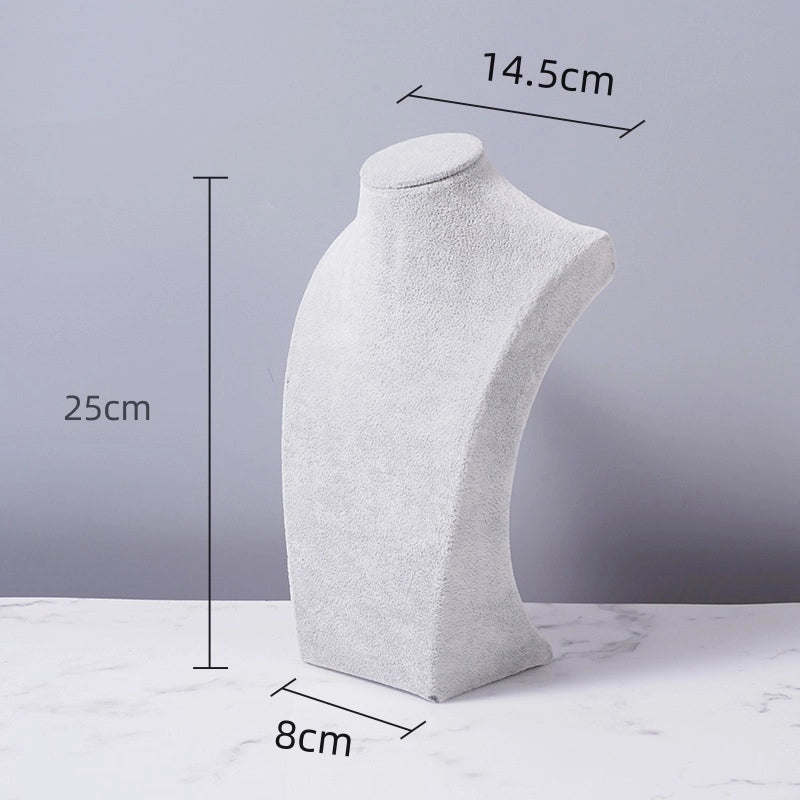 1 Piece Velvet Minimalist Solid Color Jewelry Display