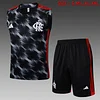 Joyfball 2025/2026 Flamenco pre-match training Black Jersey+Shorts  1:1 Thai Quality