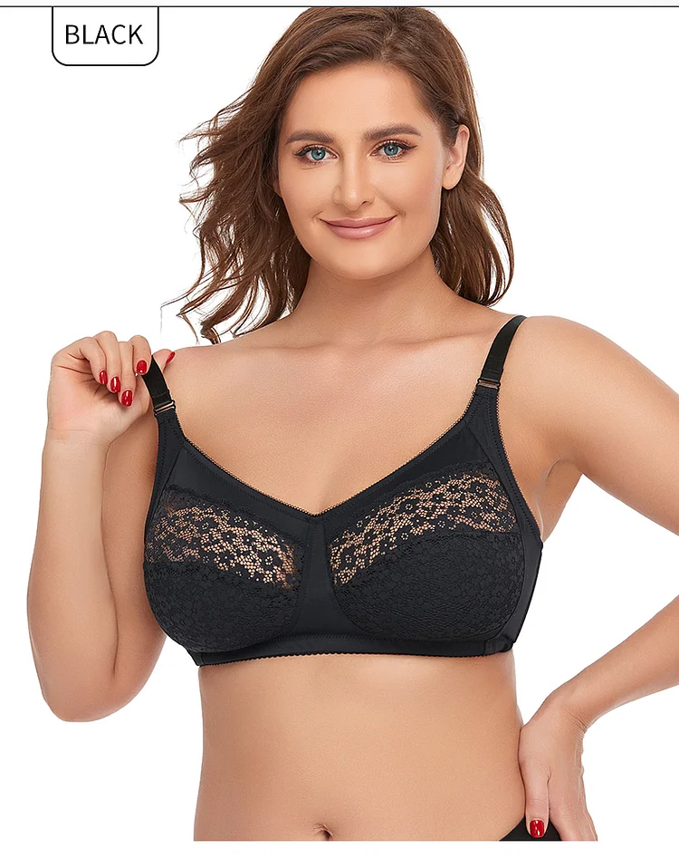 Plus Size Lace Bra