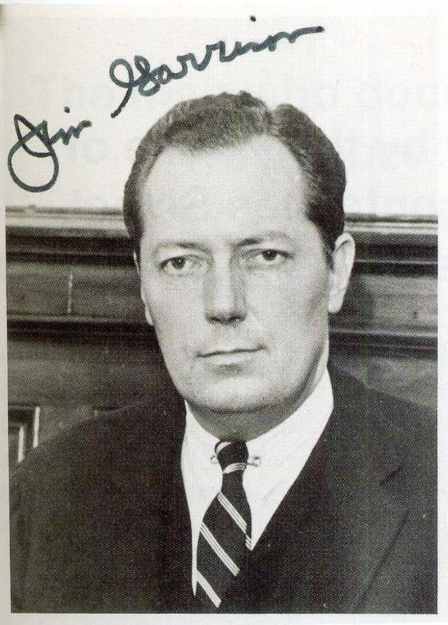 JIM GARRISON Signed Photo Poster paintinggraph - US Politician / District Attorney JFK reprint