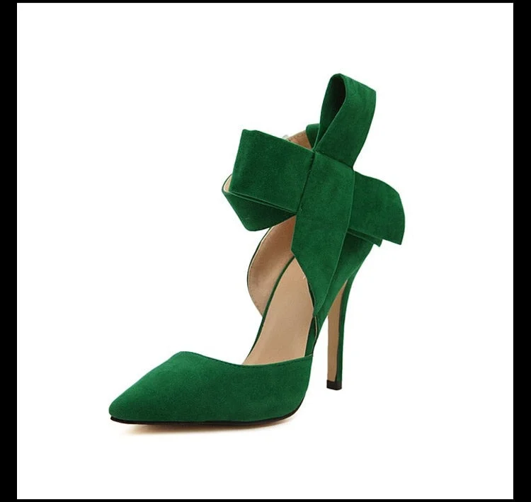 Comemore 2021 Stilettos Summer Large Size 43 Bow Luxury High Heels Sandals Ladies Black Red Party Pumps Dress Woman Shoes Mules