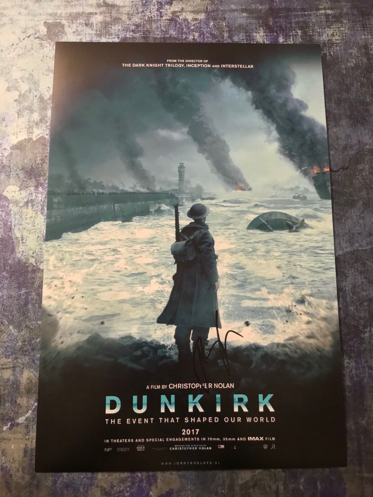 GFA Dunkirk Movie * BARRY KEOGHAN * Signed 12x18 Photo Poster painting Poster PROOF AD1 COA