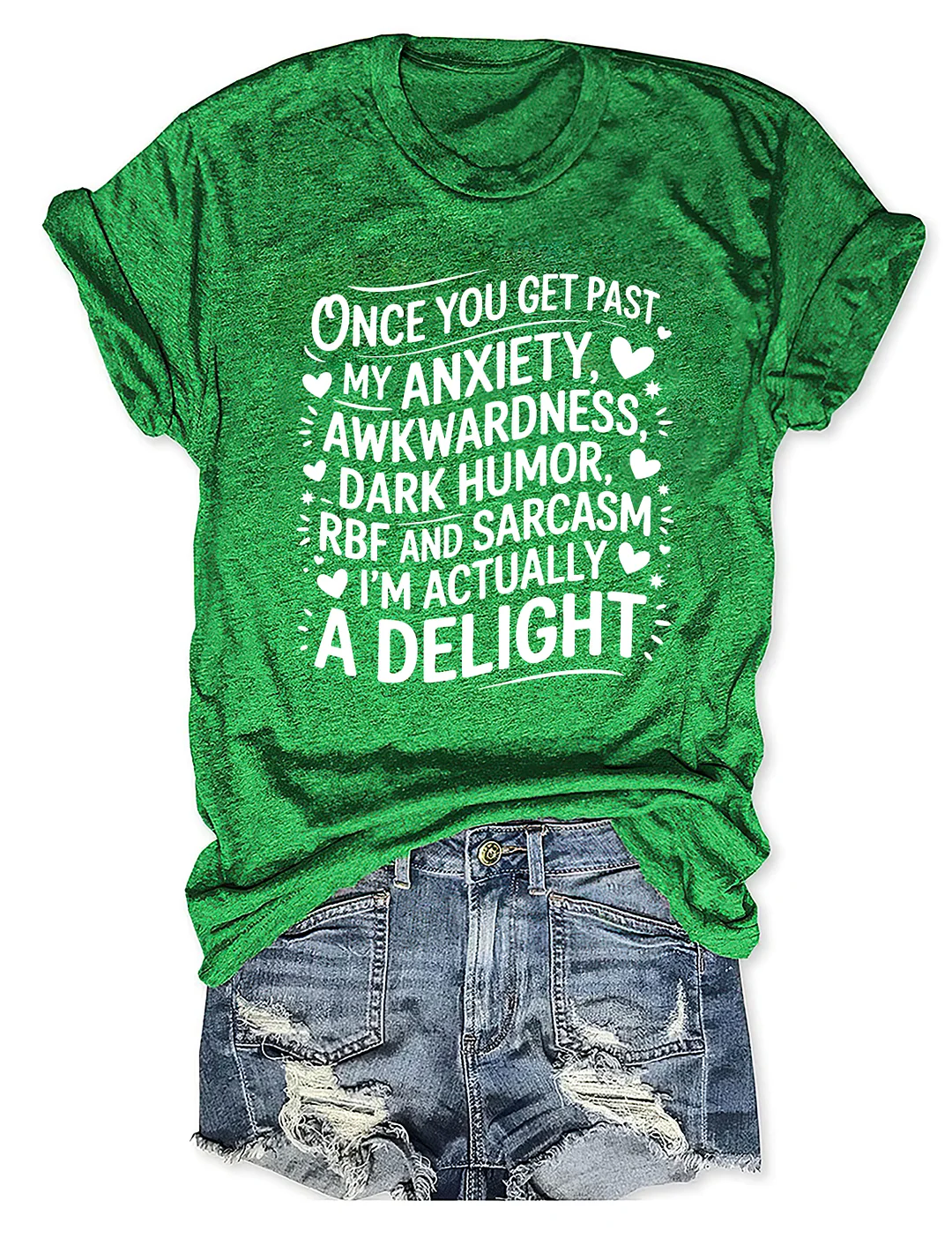 Once You Get Past My Anxiety Awkwardness Dark Humor T-shirt