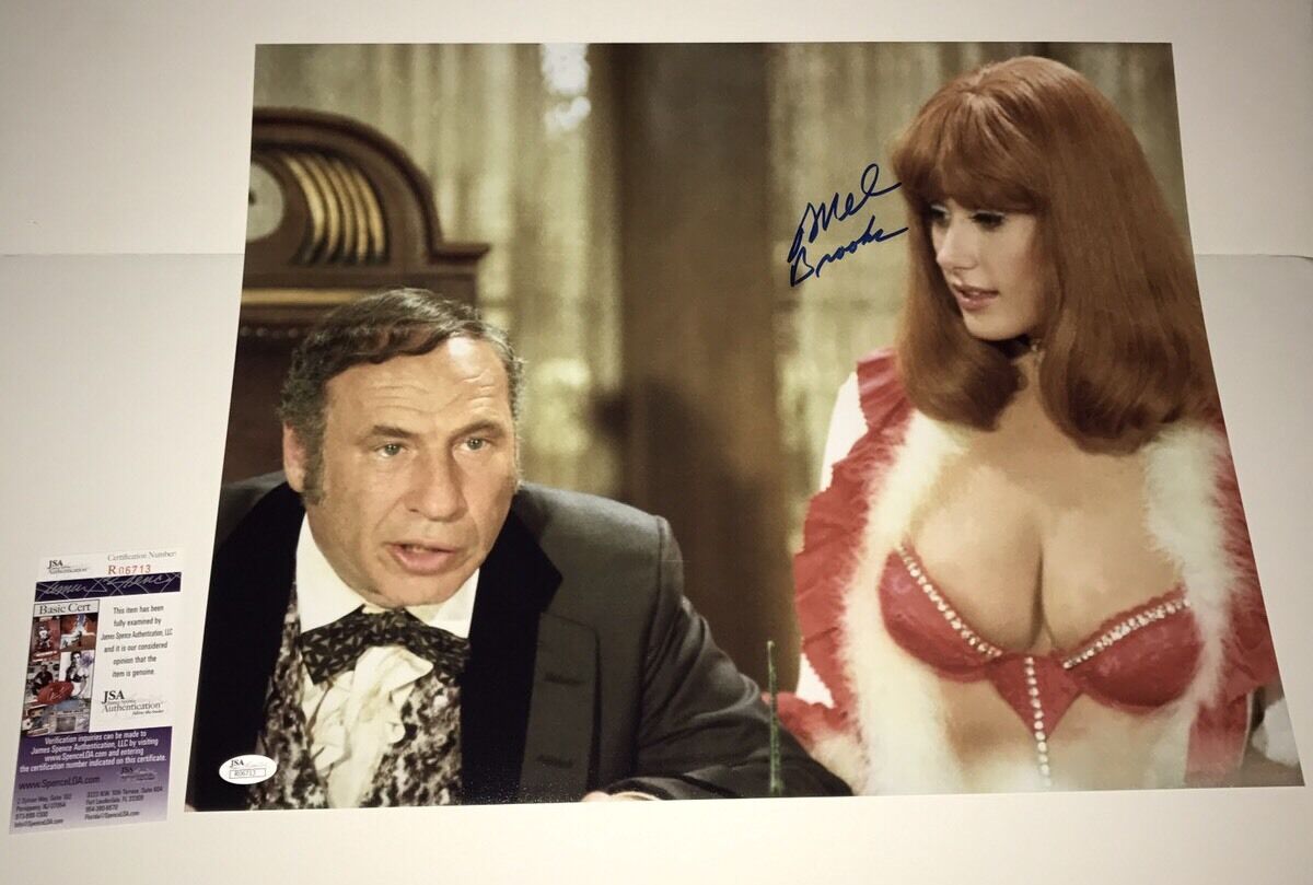 Mel Brooks BLAZING SADDLES Signed 16x20 Photo Poster painting IN PERSON Autograph PROOF JSA COA