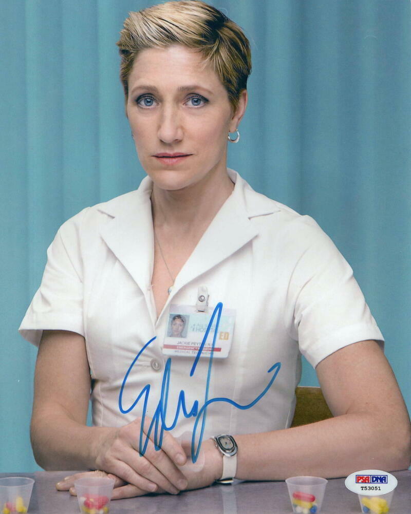 EDIE FALCO SIGNED AUTOGRAPH 8x10 Photo Poster painting - CARMELA SOPRANO, NURSE JACKIE, PSA