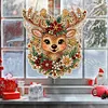 Deer Acrylic DIY Diamond Painting Pendant Double-Sided Print Kit
