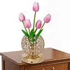 Tulip Bouquet LED Night Light USB Rechargeable Touch Dimming 3-Color