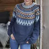 Gioiacombo&trade; Nuovo maglione jacquard ispessito da donna autunno e inverno